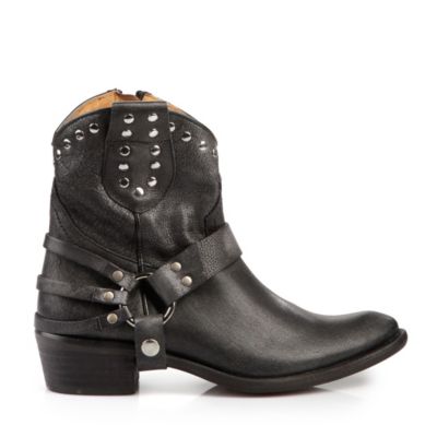 Buffalo Cowboy-Stiefel aus Leder im Vintage-Look