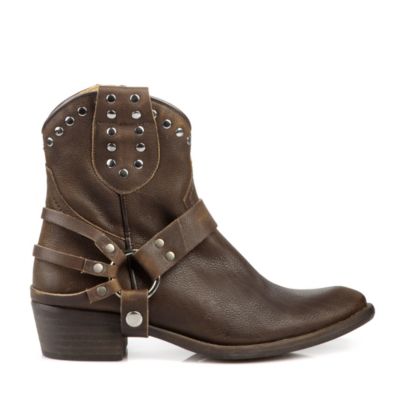 Buffalo Cowboy-Stiefel aus Leder im Vintage-Look