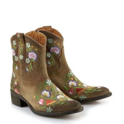 Buffalo Cowboy-Stiefel aus Veloursleder