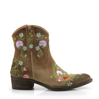 Buffalo Cowboy-Stiefel aus Veloursleder