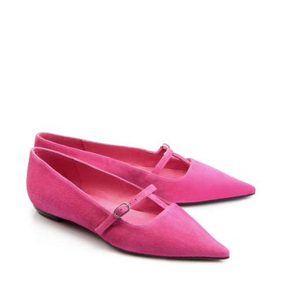Buffalo Ballerina aus Veloursleder