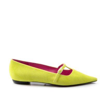 Buffalo Ballerina aus Veloursleder