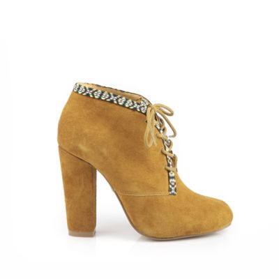 Buffalo Ankle Boots aus Veloursleder
