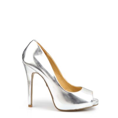 Buffalo Plateau Peep Toes aus Leder