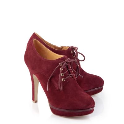 Buffalo Ankle Boots aus Veloursleder