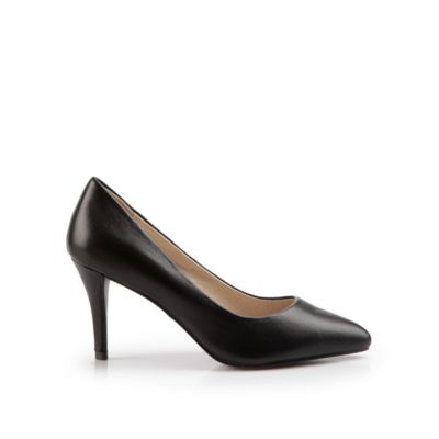Buffalo Pumps aus schwarzem Leder