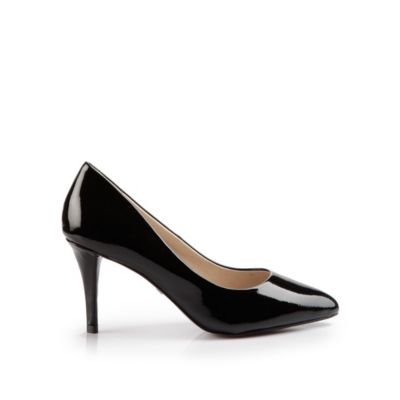 Buffalo Pumps aus schwarzem Lackleder
