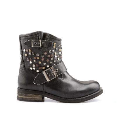 Buffalo halbhohe Biker Boots aus Leder