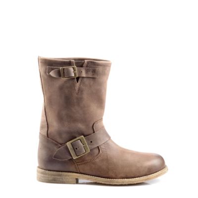 Buffalo Biker Boot aus braunem Leder