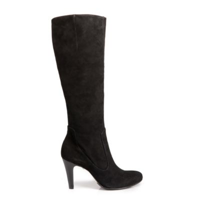 Buffalo Schmalschaftstiefel aus Veloursleder