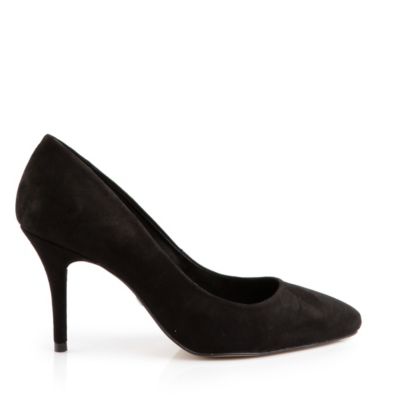 Buffalo Pumps aus schwarzem Veloursleder