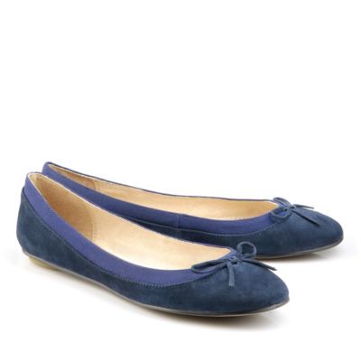 Buffalo Ballerina aus Veloursleder