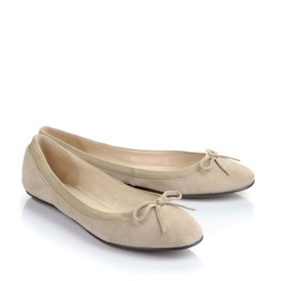 Buffalo Ballerina aus Veloursleder