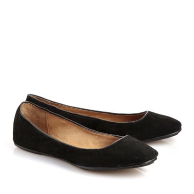 Buffalo Ballerina aus Veloursleder