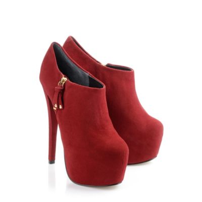 Buffalo Ankle Boots aus Veloursleder