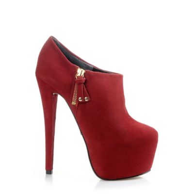 Buffalo Ankle Boots aus Veloursleder