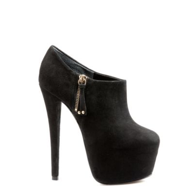 Buffalo Ankle Boots aus Veloursleder