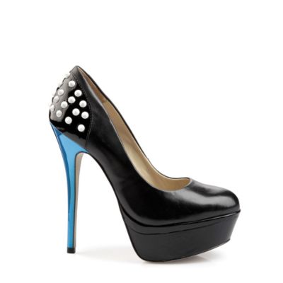 Buffalo Plateau-Pumps aus Leder