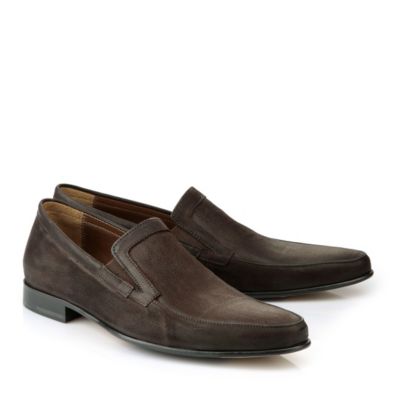 Buffalo Herren-Loafer aus Veloursleder in dunkelbraun