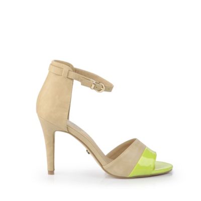 Buffalo Sandalette in beige/neongelb
