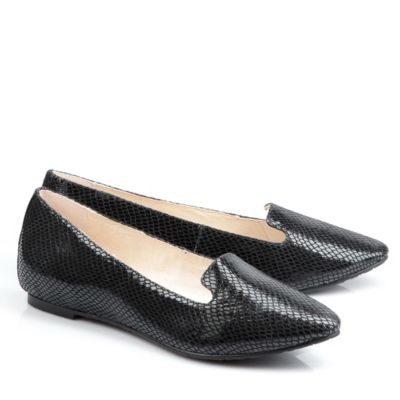 Buffalo Loafer in schwarzer Reptiloptik