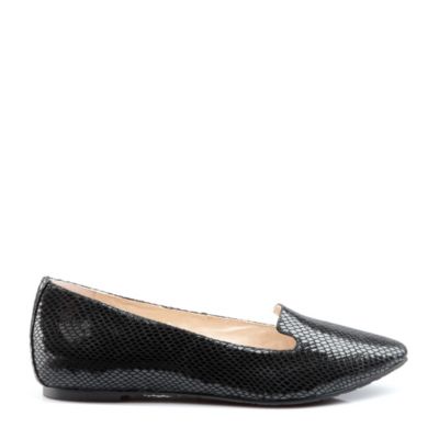 Buffalo Loafer in schwarzer Reptiloptik