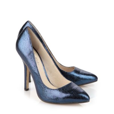 Buffalo Pumps in blauer Glitzeroptik