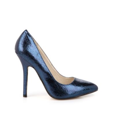 Buffalo Pumps in blauer Glitzeroptik