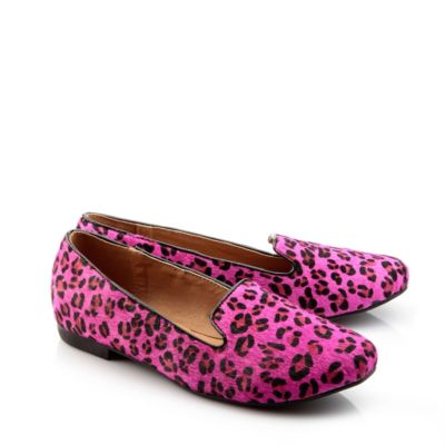 Buffalo Loafer in Leo-/Felloptik