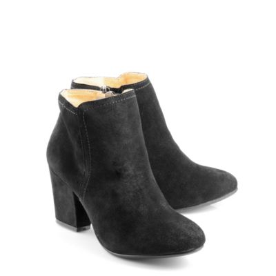 Buffalo Ankle Boots aus Veloursleder