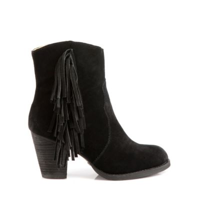 Buffalo Stiefelette aus Veloursleder in used-Optik