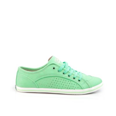 Buffalo Sneaker in mint-gr&uuml;ner Lederoptik