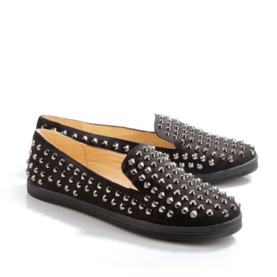 Buffalo Loafer in Velourslederoptik mit Nieten