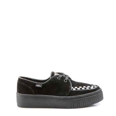 Buffalo Sneaker aus schwarzem Veloursleder