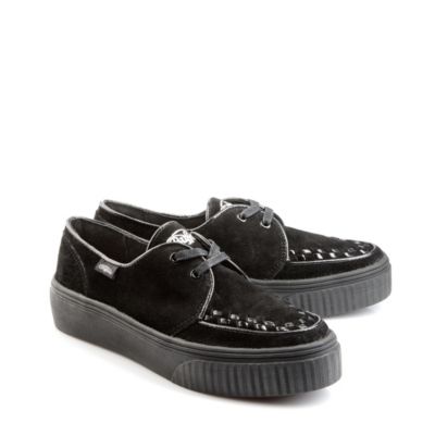 Buffalo Sneaker aus schwarzem Veloursleder