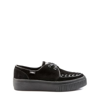 Buffalo Sneaker aus schwarzem Veloursleder
