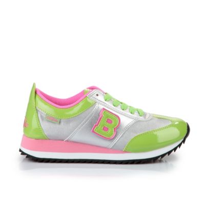 Buffalo Sneaker in Textil/Lacklederoptik