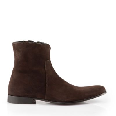 Buffalo Stiefelette aus braunem Veloursleder