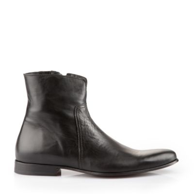 Buffalo Herren-Stiefelette aus schwarzem Leder