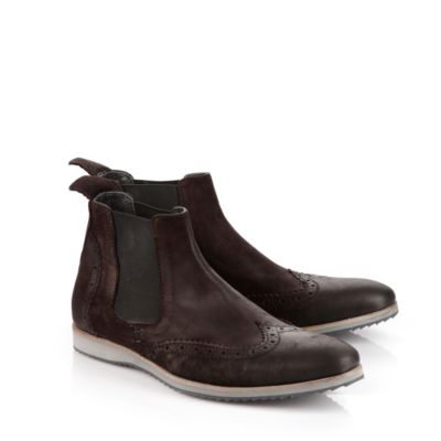 Buffalo Herren-Boot aus Leder in dunkelbraun
