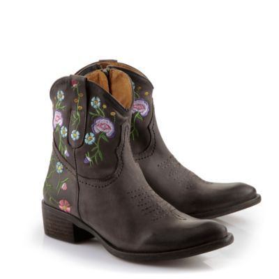 Buffalo Cowboy-Stiefel aus Nubukleder in dunkelbraun
