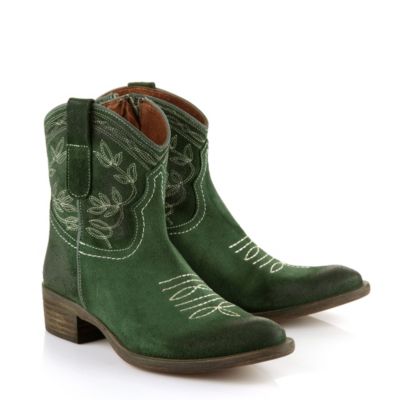 Buffalo Cowboy-Stiefel aus Veloursleder