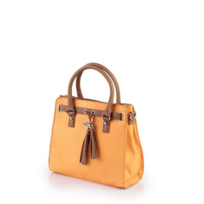 Buffalo Tasche aus neon-orange-farbenem Textil