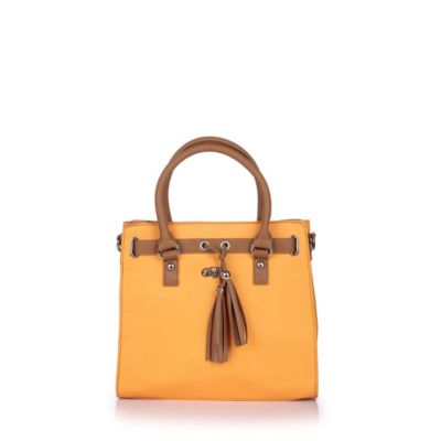 Buffalo Tasche aus neon-orange-farbenem Textil