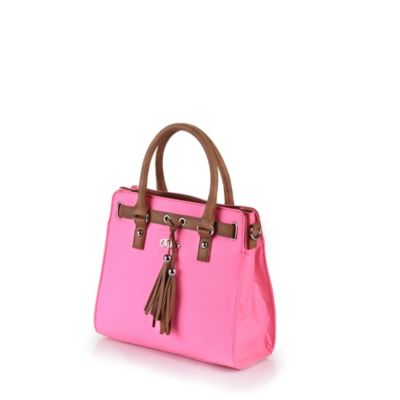 Buffalo Tasche aus neon-pink-farbenem Textil