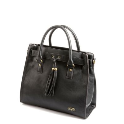 Buffalo Tasche in schwarzer Lederoptik