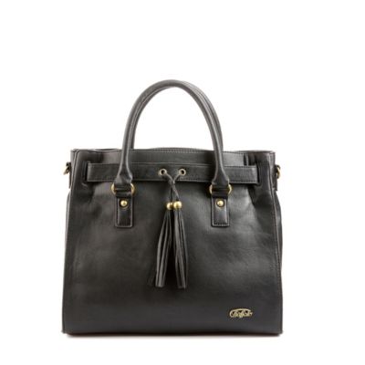 Buffalo Tasche in schwarzer Lederoptik