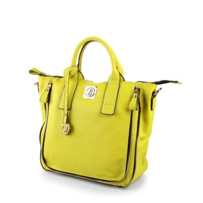Buffalo Tasche in neon-grüner Lederoptik