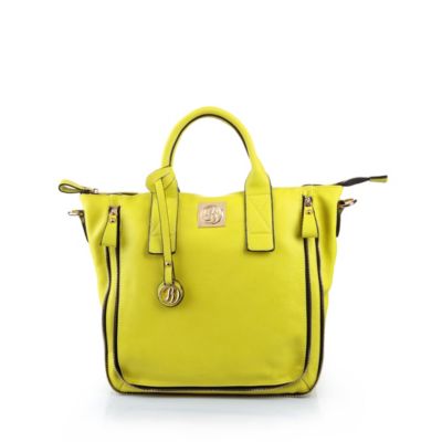 Buffalo Tasche in neon-gr&uuml;ner Lederoptik