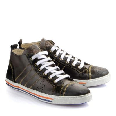 Buffalo Herren-Sneaker aus Leder in dunkelbraun